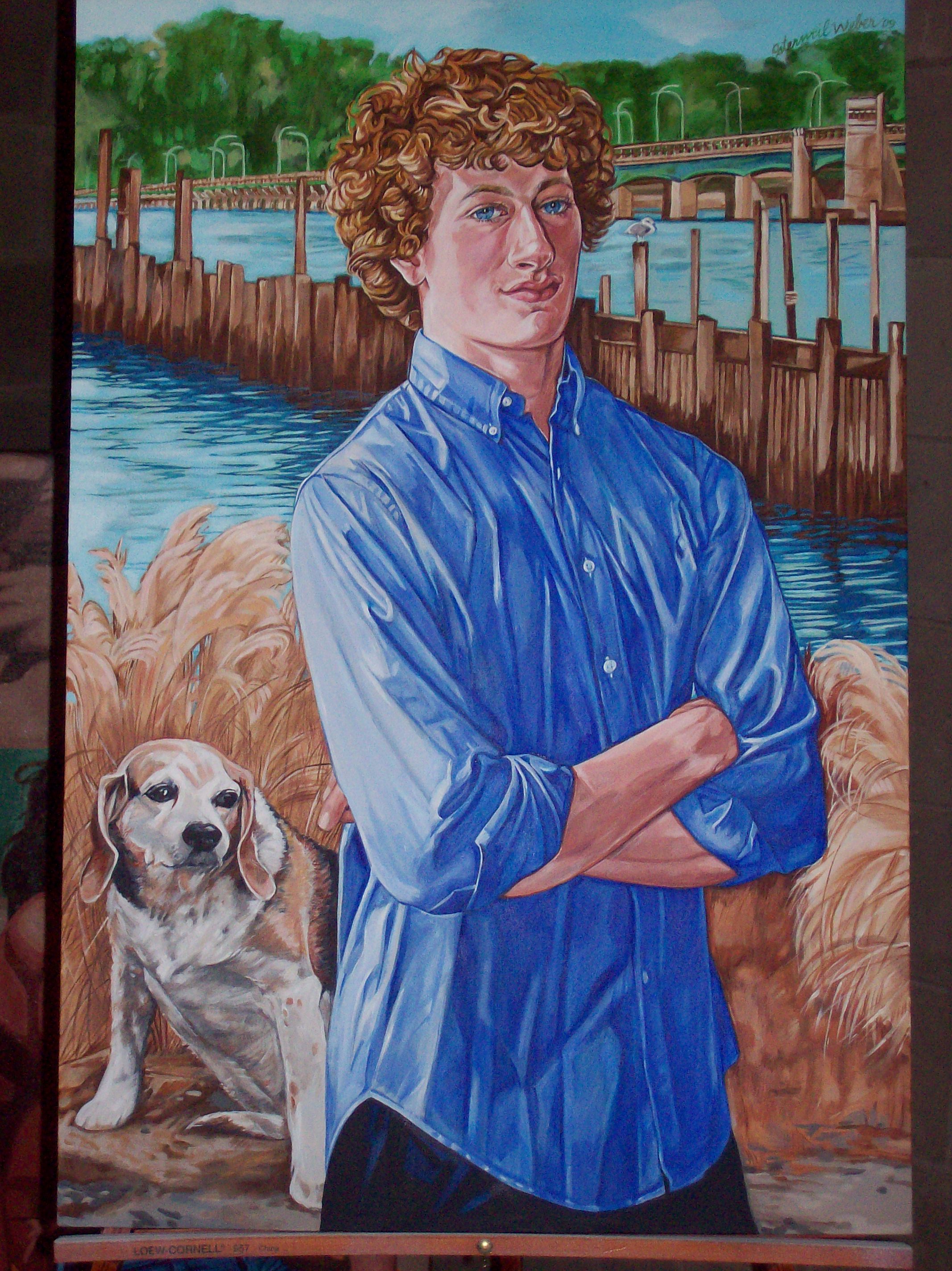 Michael Villapiano. 2009. 36'X24'. Rumson, NJ. Susan and Phil Villapiano.